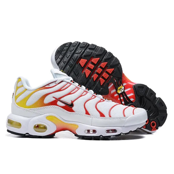 N1ke TN SNEAKERS White/red/orange/yellow