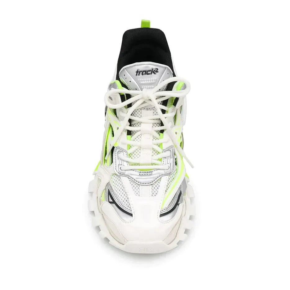 B@lenciga Track Shoes in grey with neon details