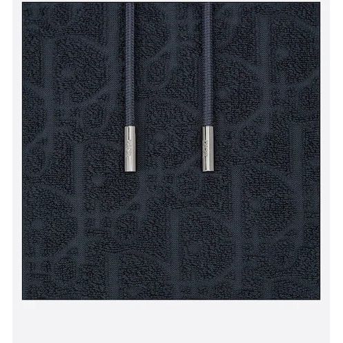 D!or Hoodie in navy blue