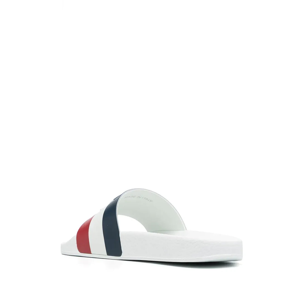 Monclr RWB stripe slides