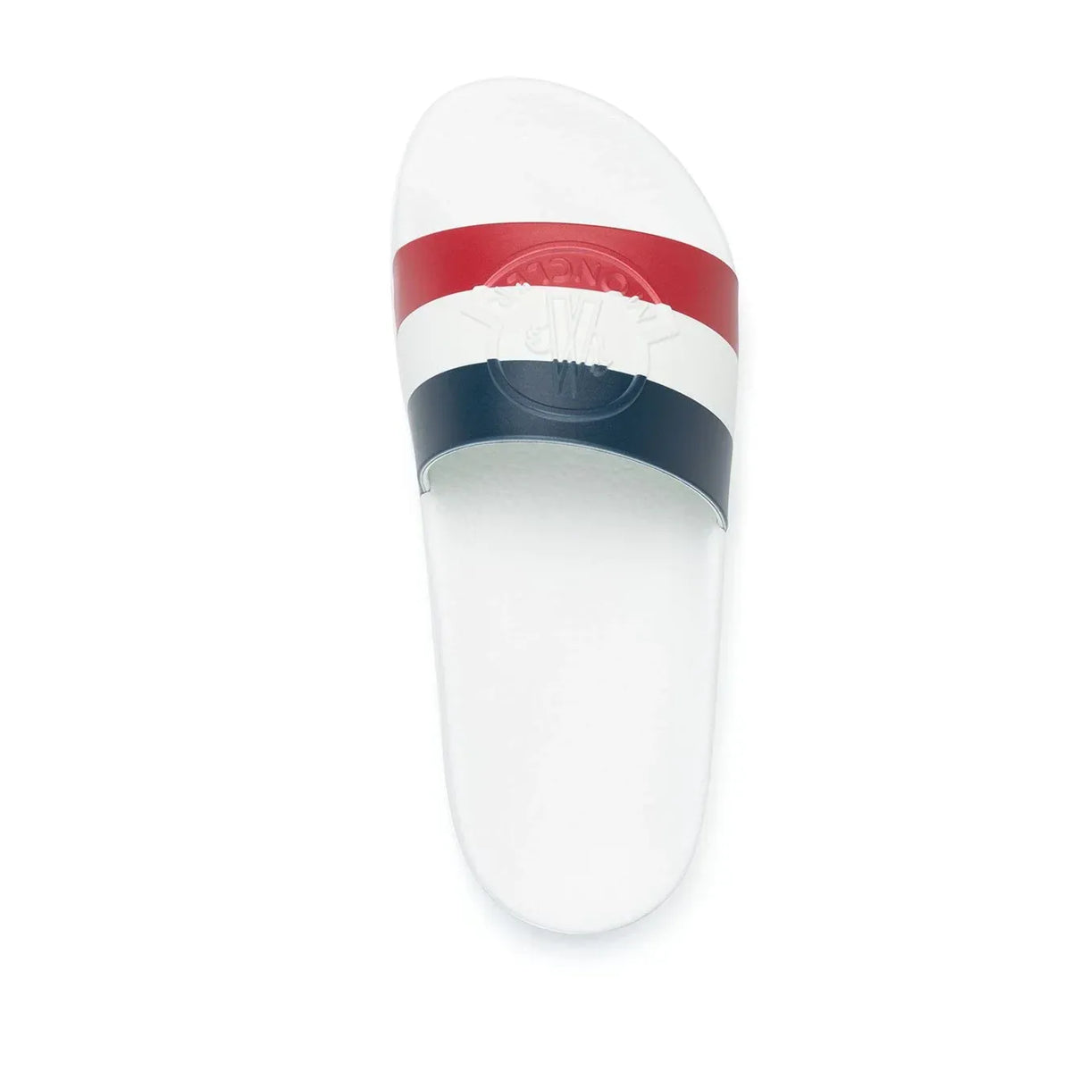 Monclr RWB stripe slides