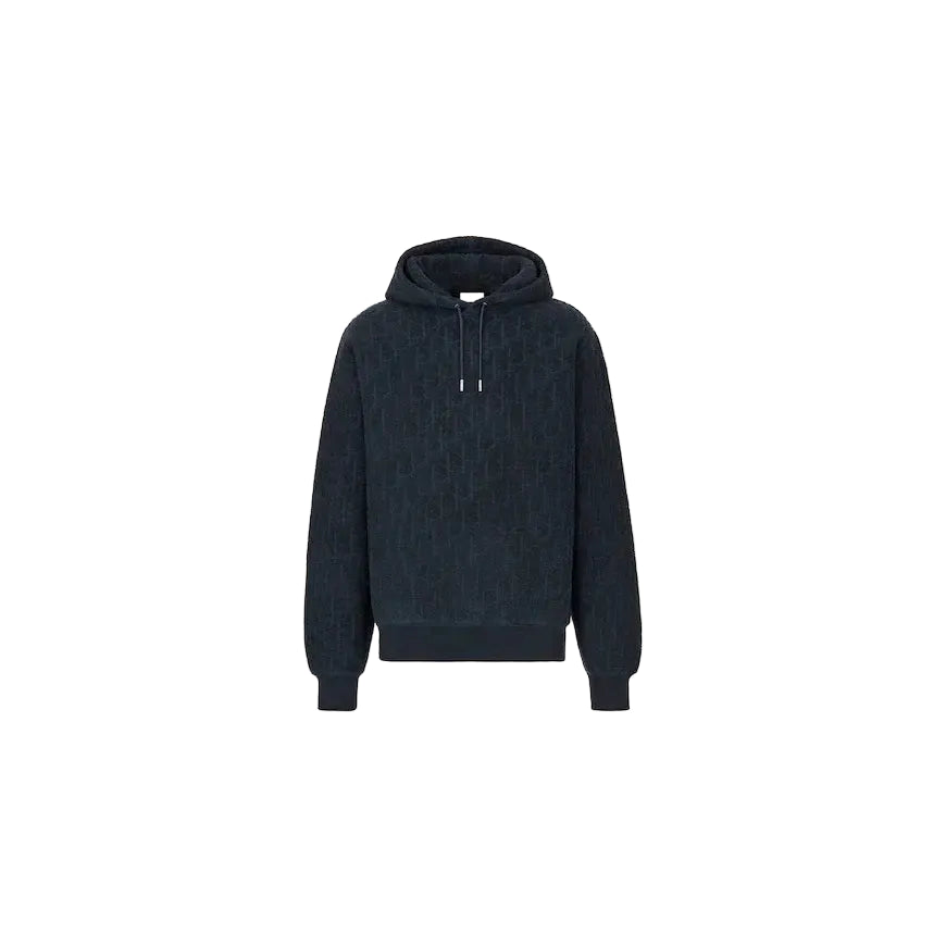 D!or Hoodie in navy blue
