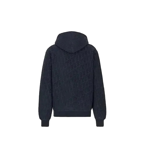 D!or Hoodie in navy blue