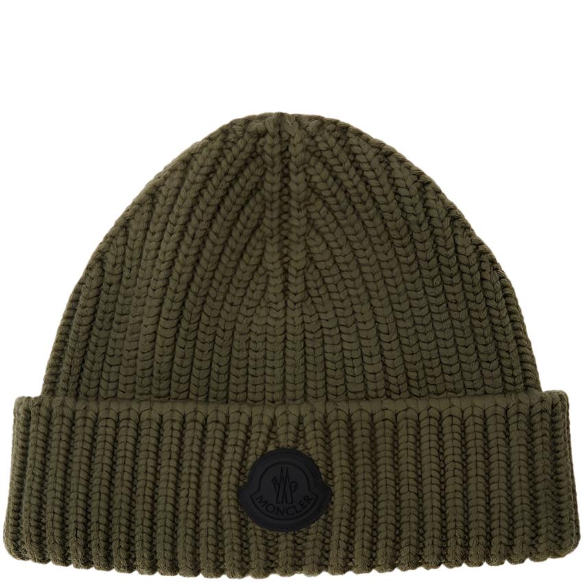 Monclr olive beanie