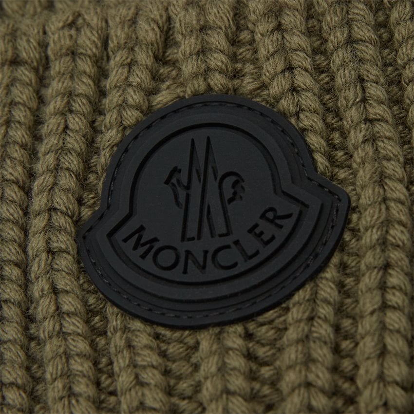 Monclr olive beanie