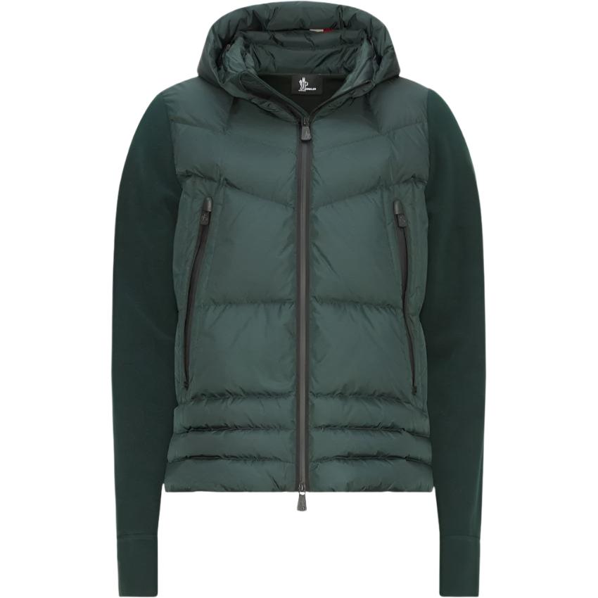 Monclr Cardigan in Green with hood