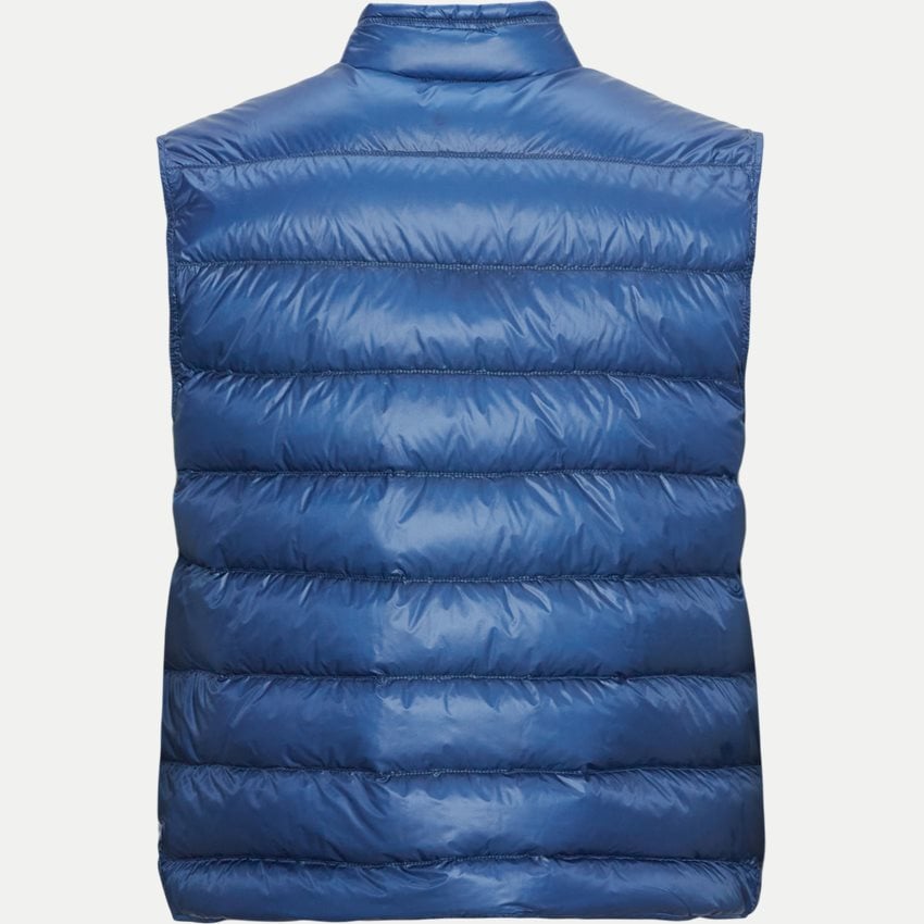 Monclr down puffer blue vest