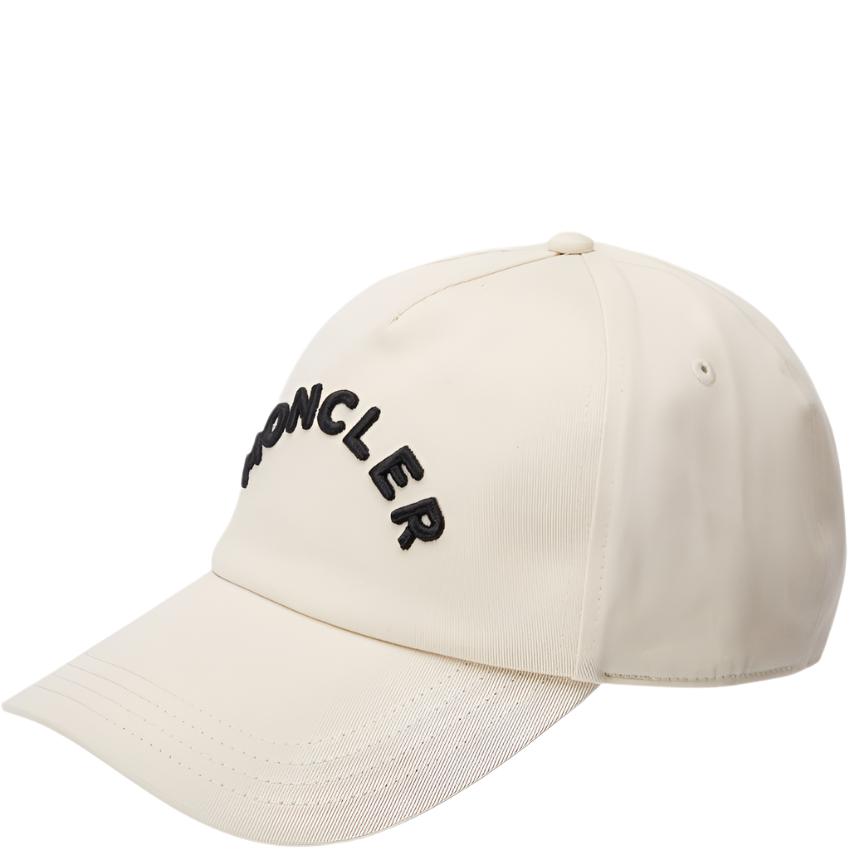 Monclr baseball white cap