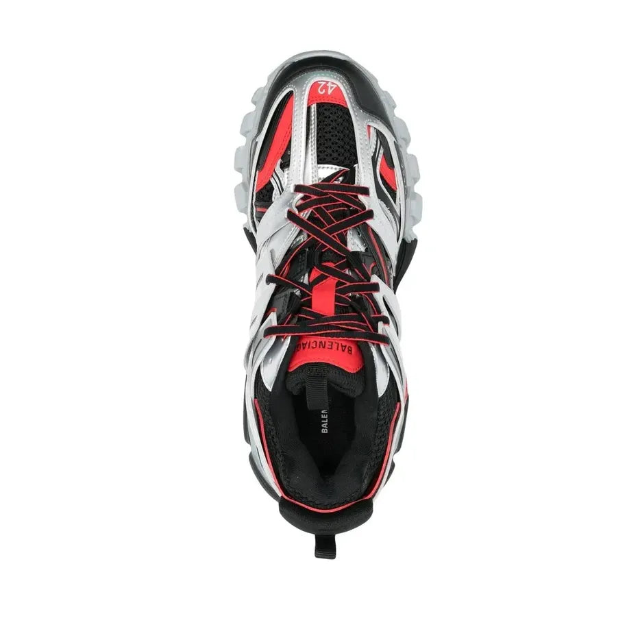 B@lenciga Track Shoes in black with grey/red details