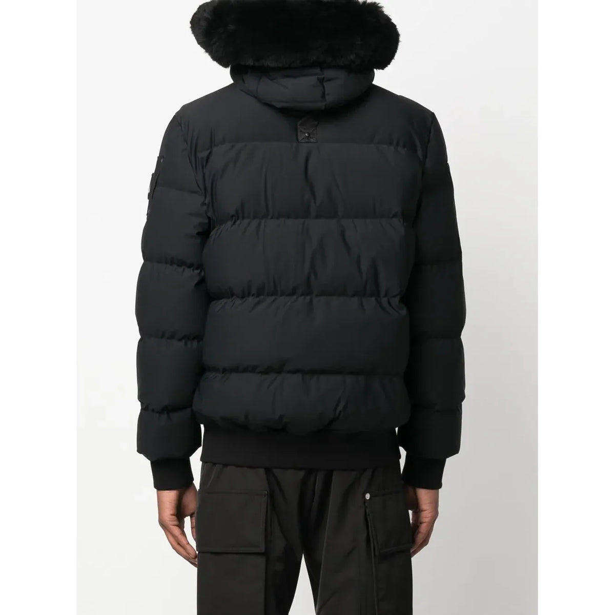 Moose Knucles Padded bomber jet black jacket