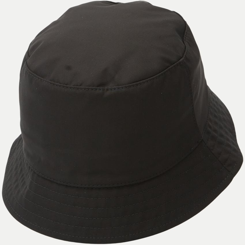 Monclr black bucket hat