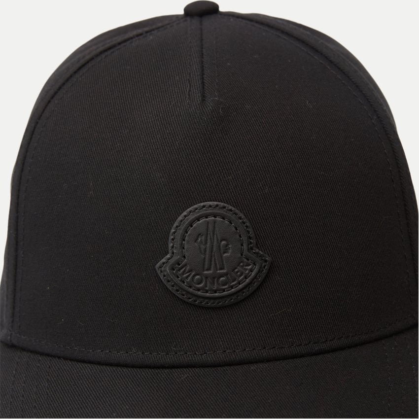 Monclr black baseball cap