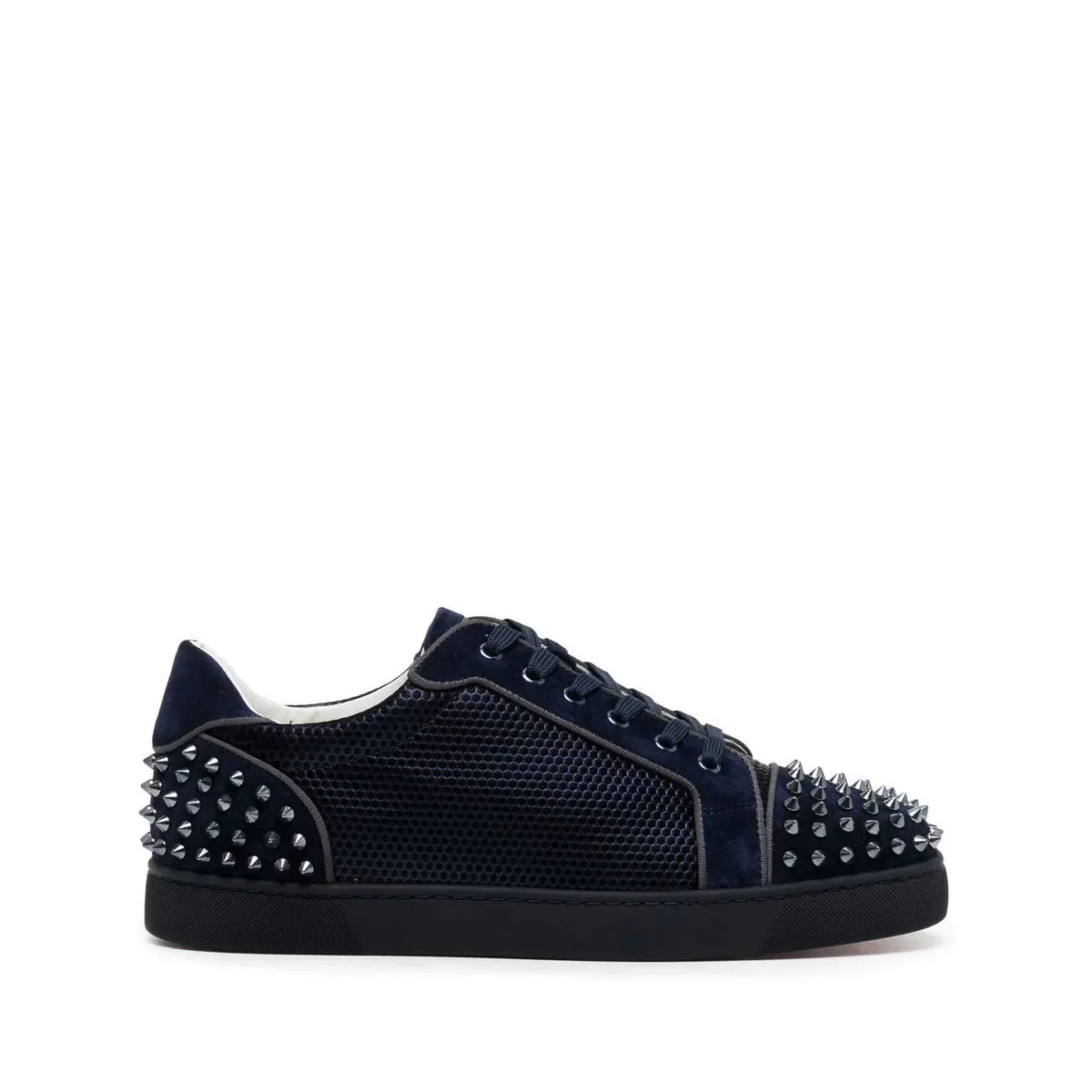 Christian Loobs black sneakers with spikes