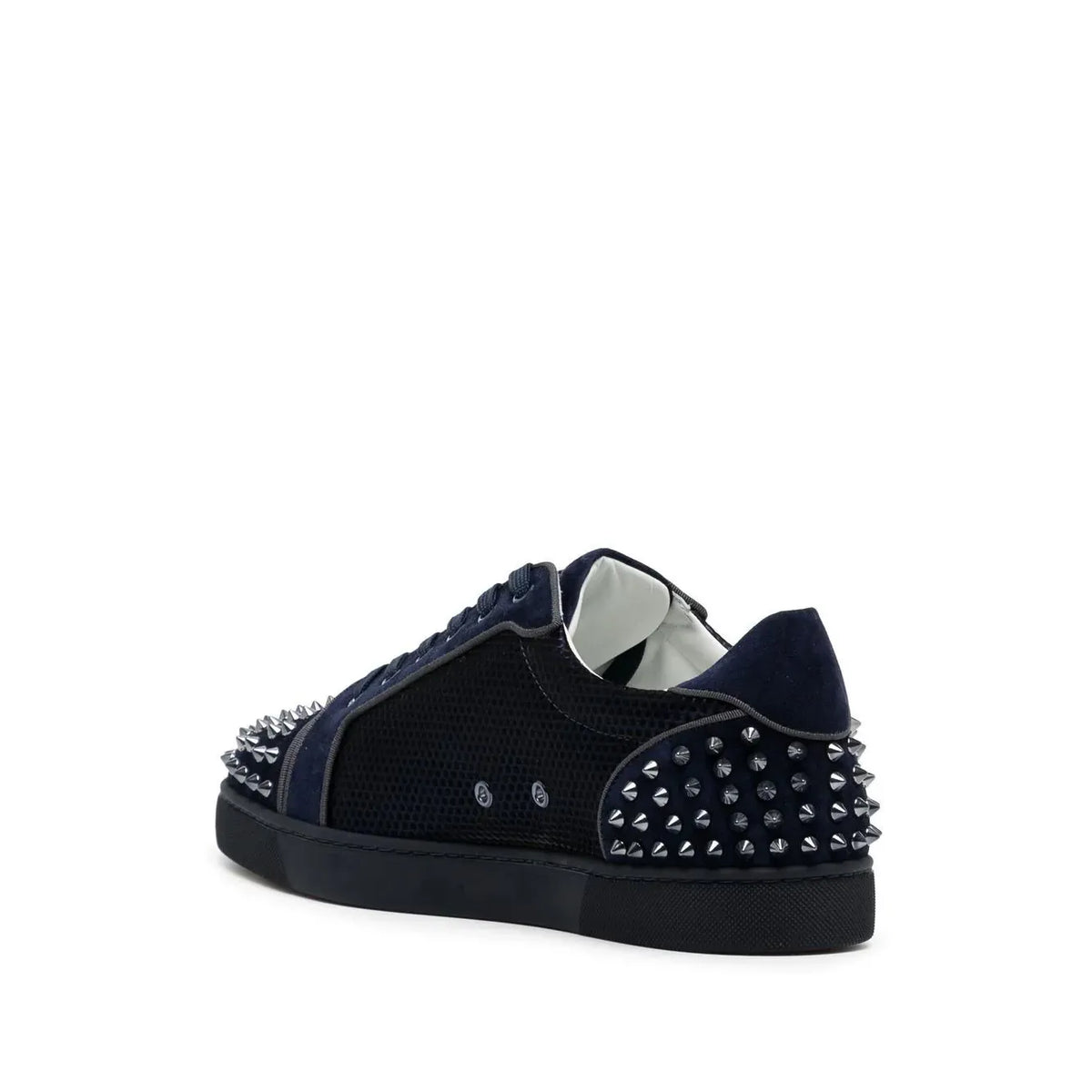 Christian Loobs black sneakers with spikes