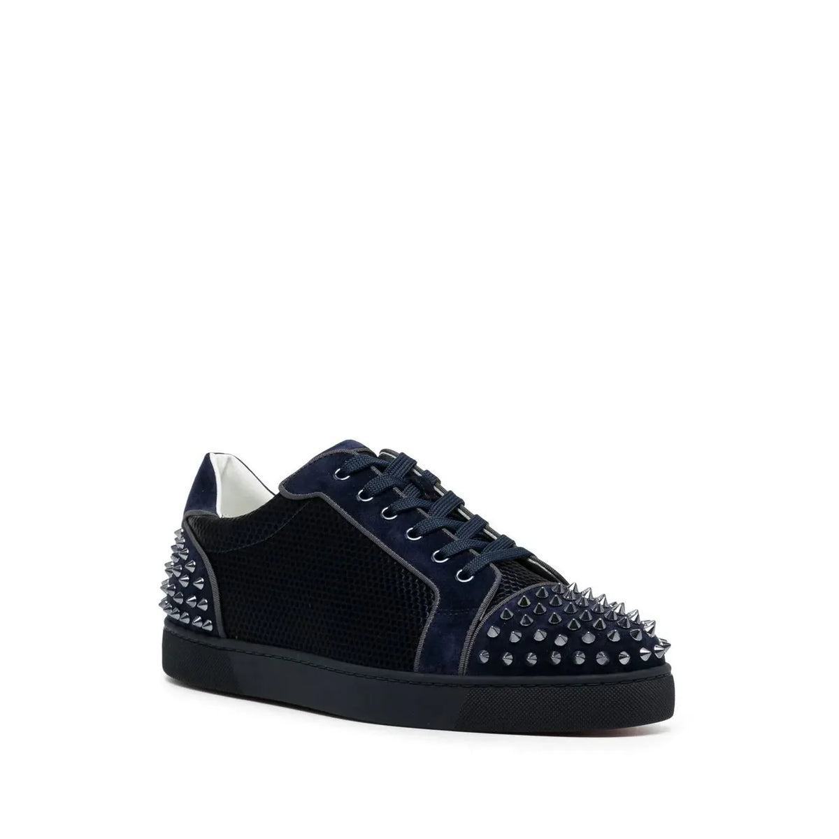 Christian Loobs black sneakers with spikes