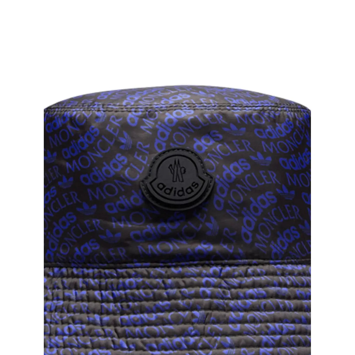 Monclr X adidas blue bucket hat