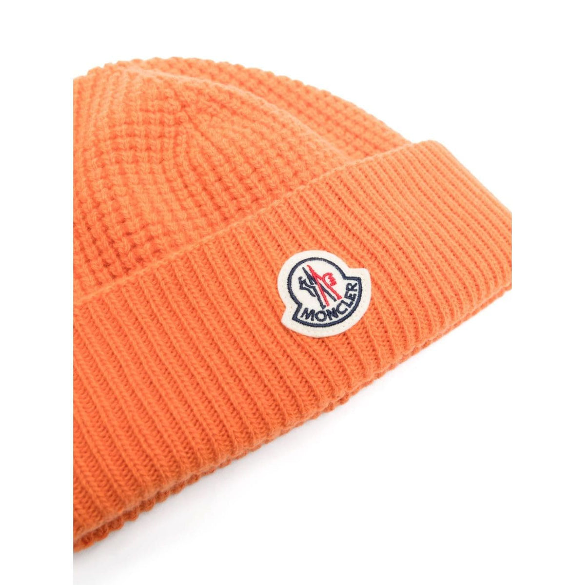 Monclr orange beanie