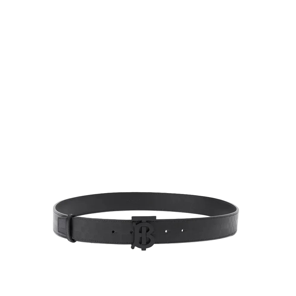 BBRY leather belt embossed with our signature check