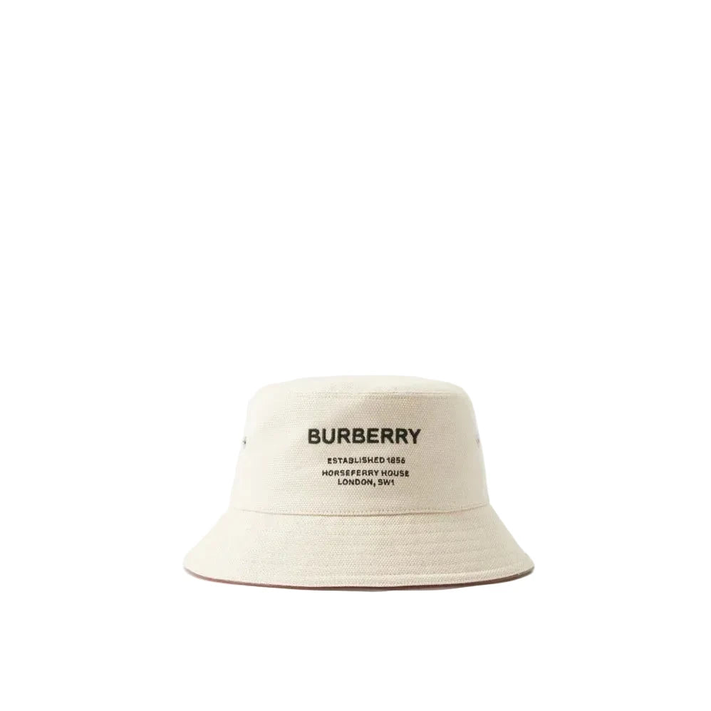BBRY Bucket Hat White with text
