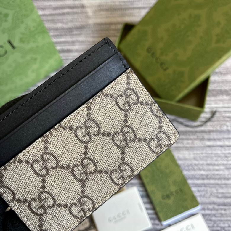 Guuccii Wallet beige/black leather snake