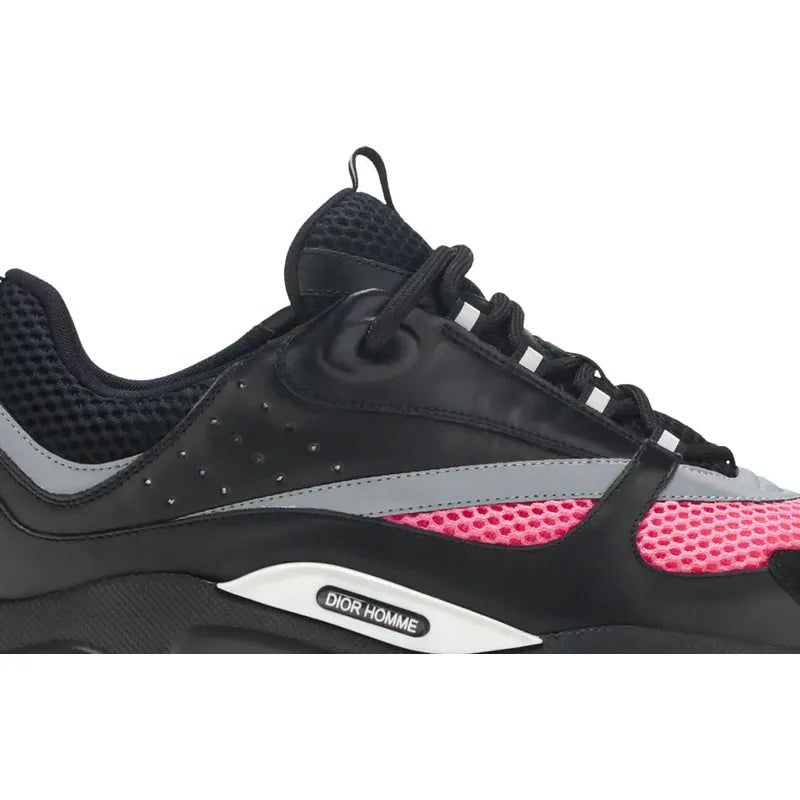 D!or B22 shoes in black/grey/pink