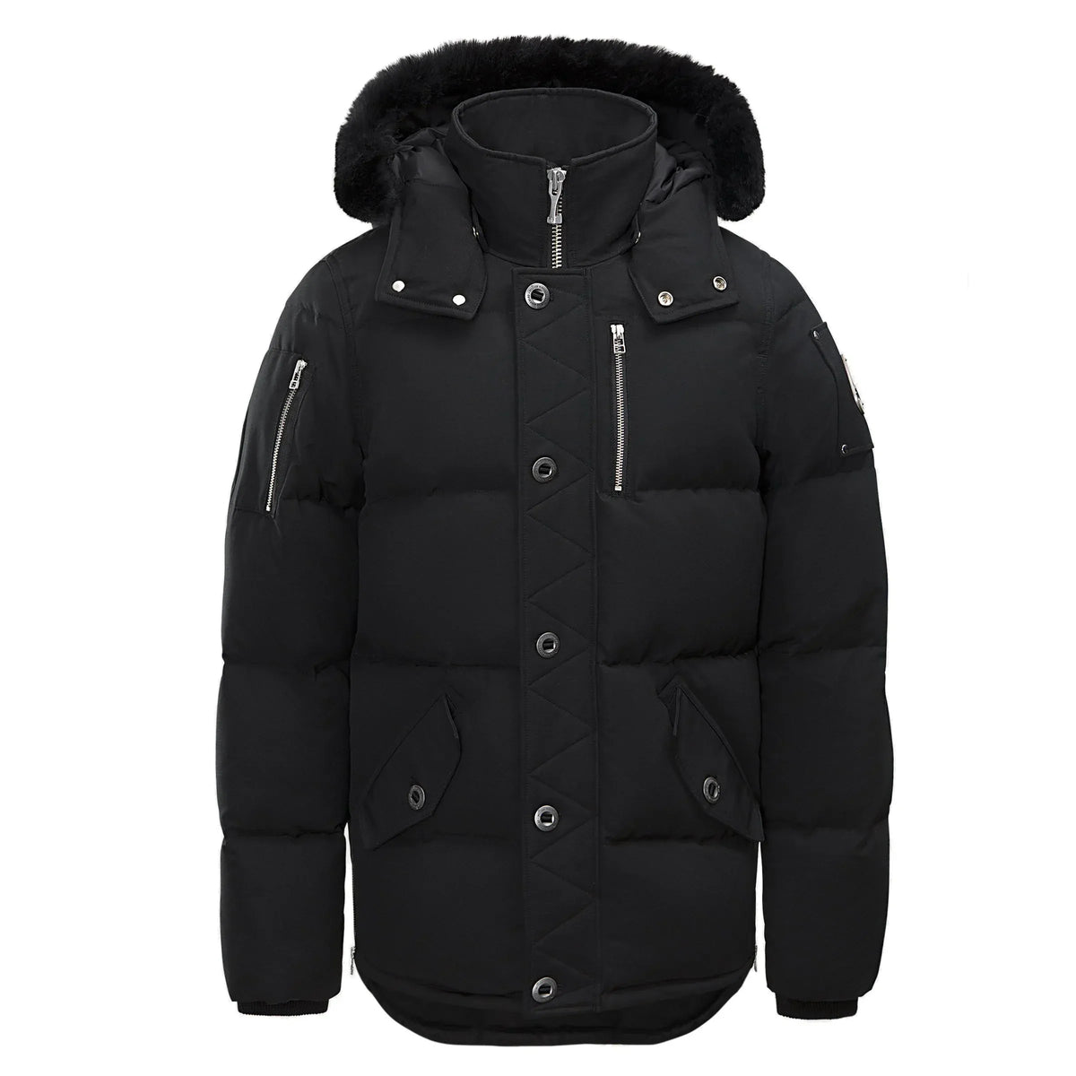 Moose Knucles Jacket with Black fur