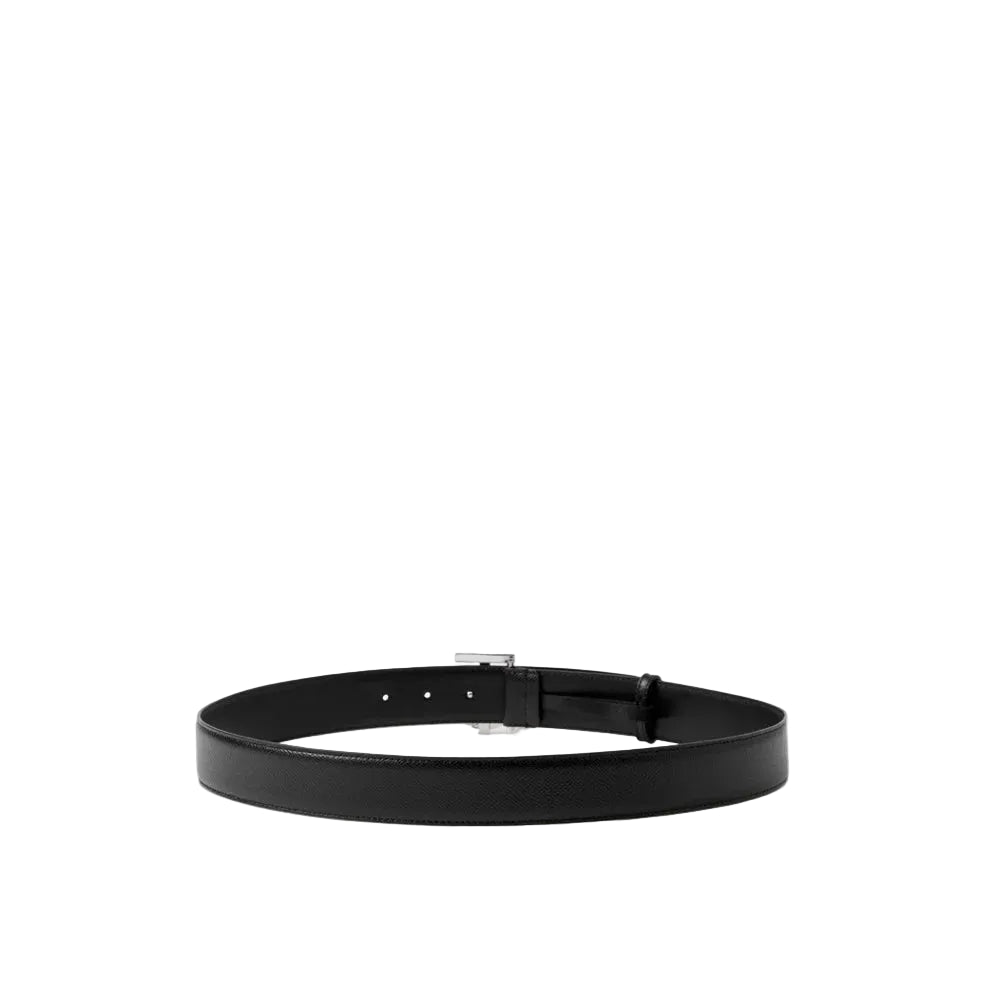BBRY Italian-made belt in grainy leather belt