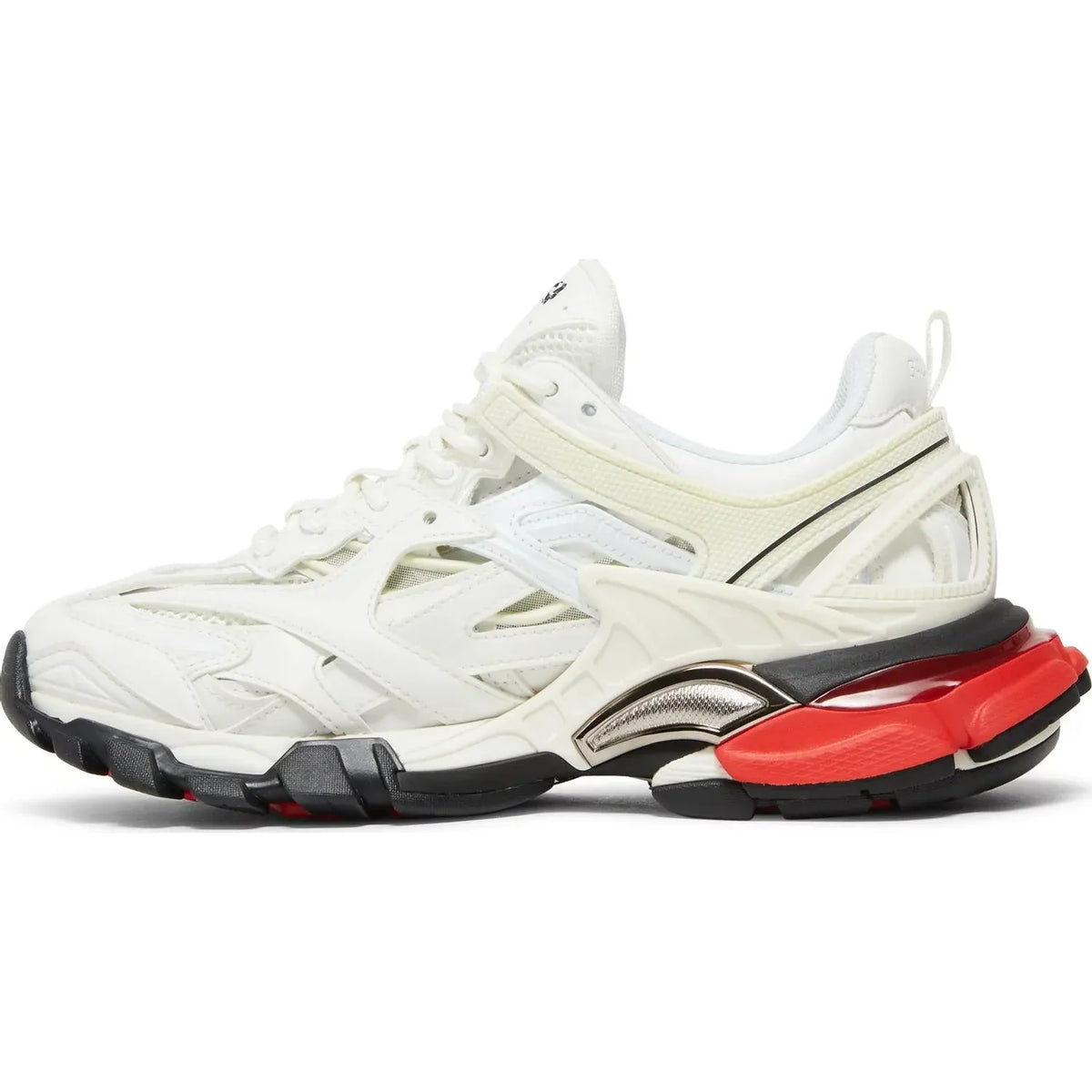 B@lenciga Track Shoes in white with red details