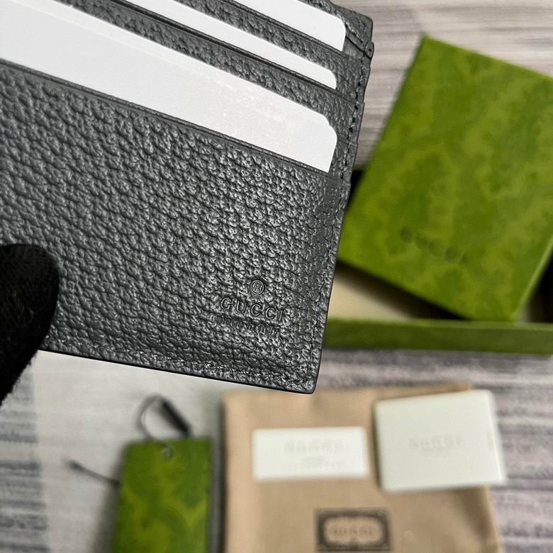 Guuccii Wallet black/grey leather