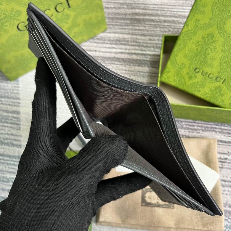 Guuccii Wallet black/grey leather