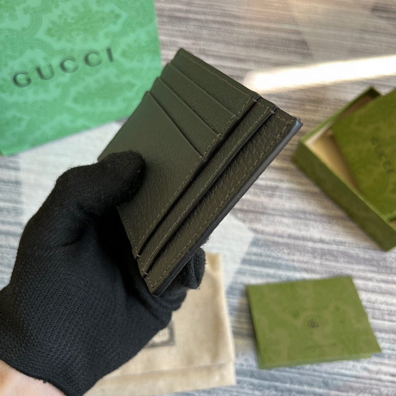 Guuccii Wallet leather black GG