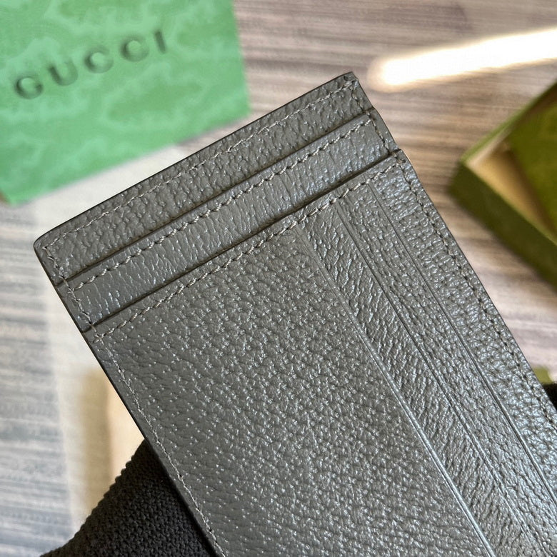 Guuccii Wallet leather black GG