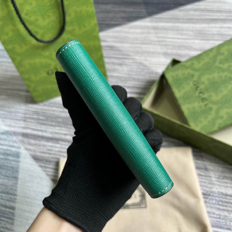 Guuccii Wallet beige/green/red avocado