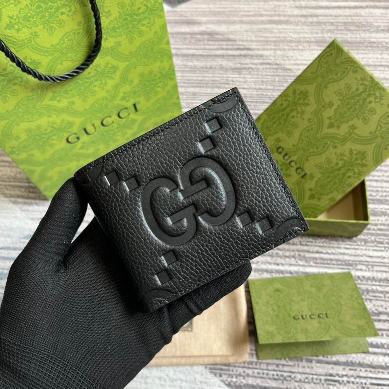 Guuccii Wallet black leather