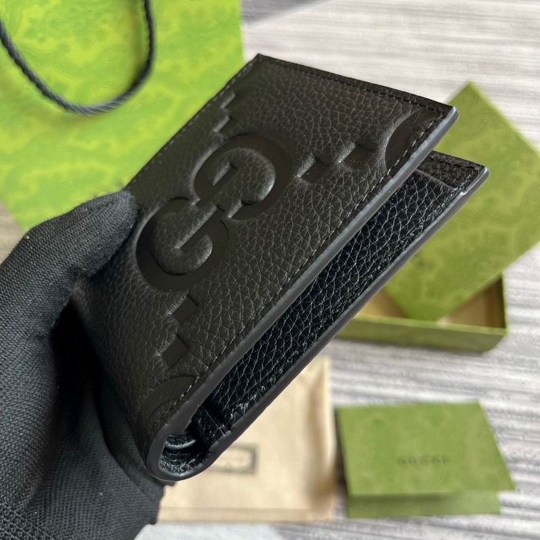 Guuccii Wallet black leather