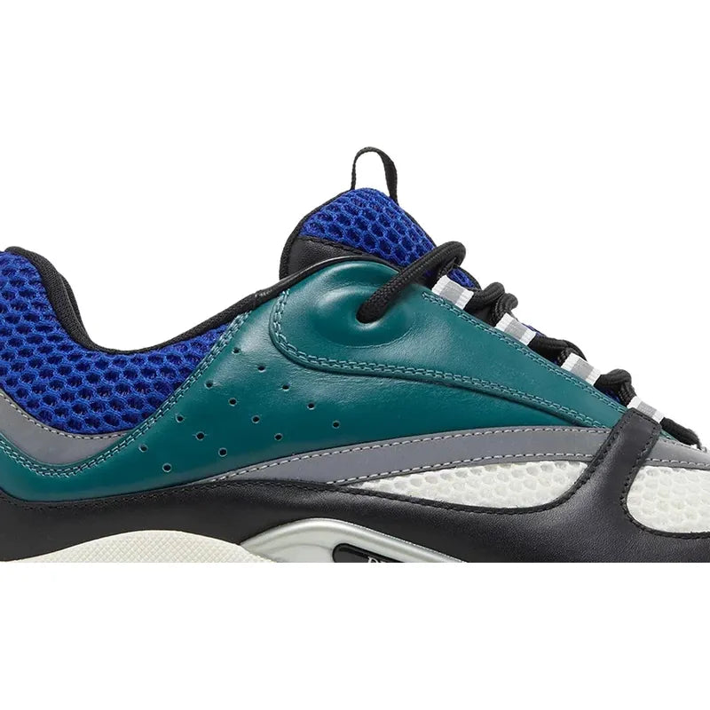 D!or B22 SHOES - Deep green with blue/black