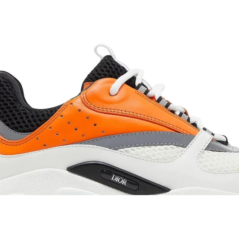 D!or B22 shoes in white/orange/grey/black