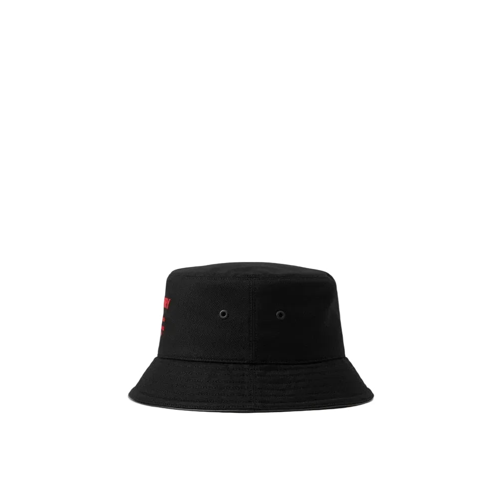 BBRY Bucket Hat black with red text