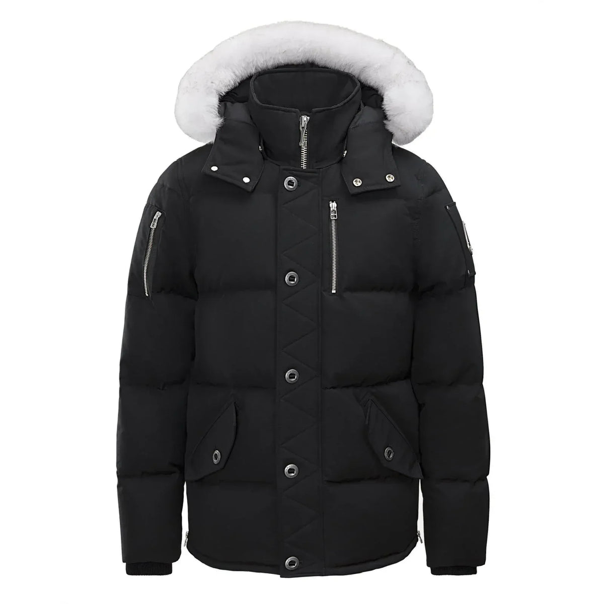 Moose Knucles winter jacket Silver patch
