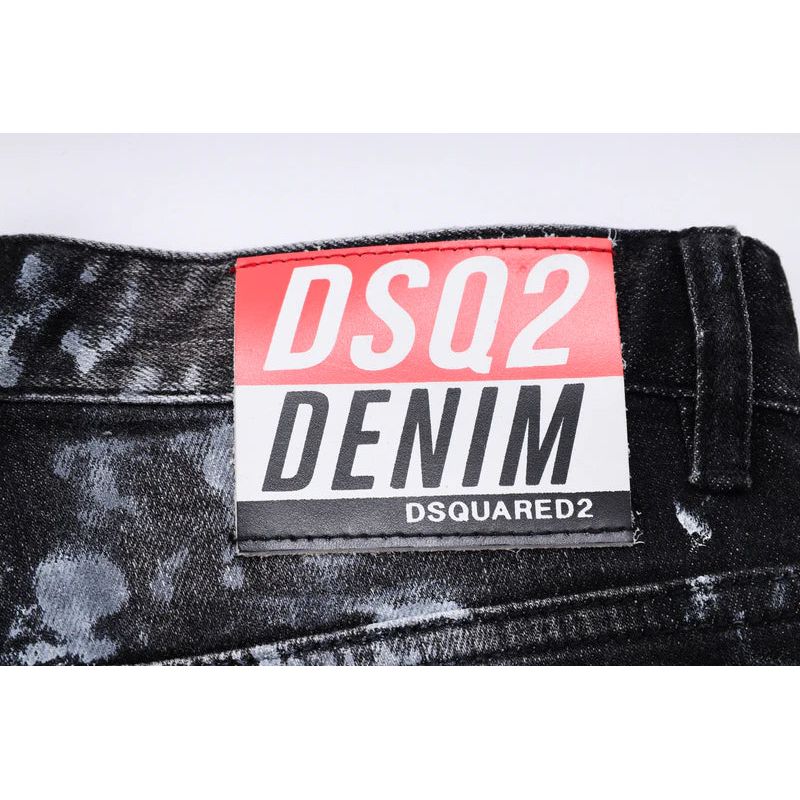 DSQ2 JEANS in black/grey/white