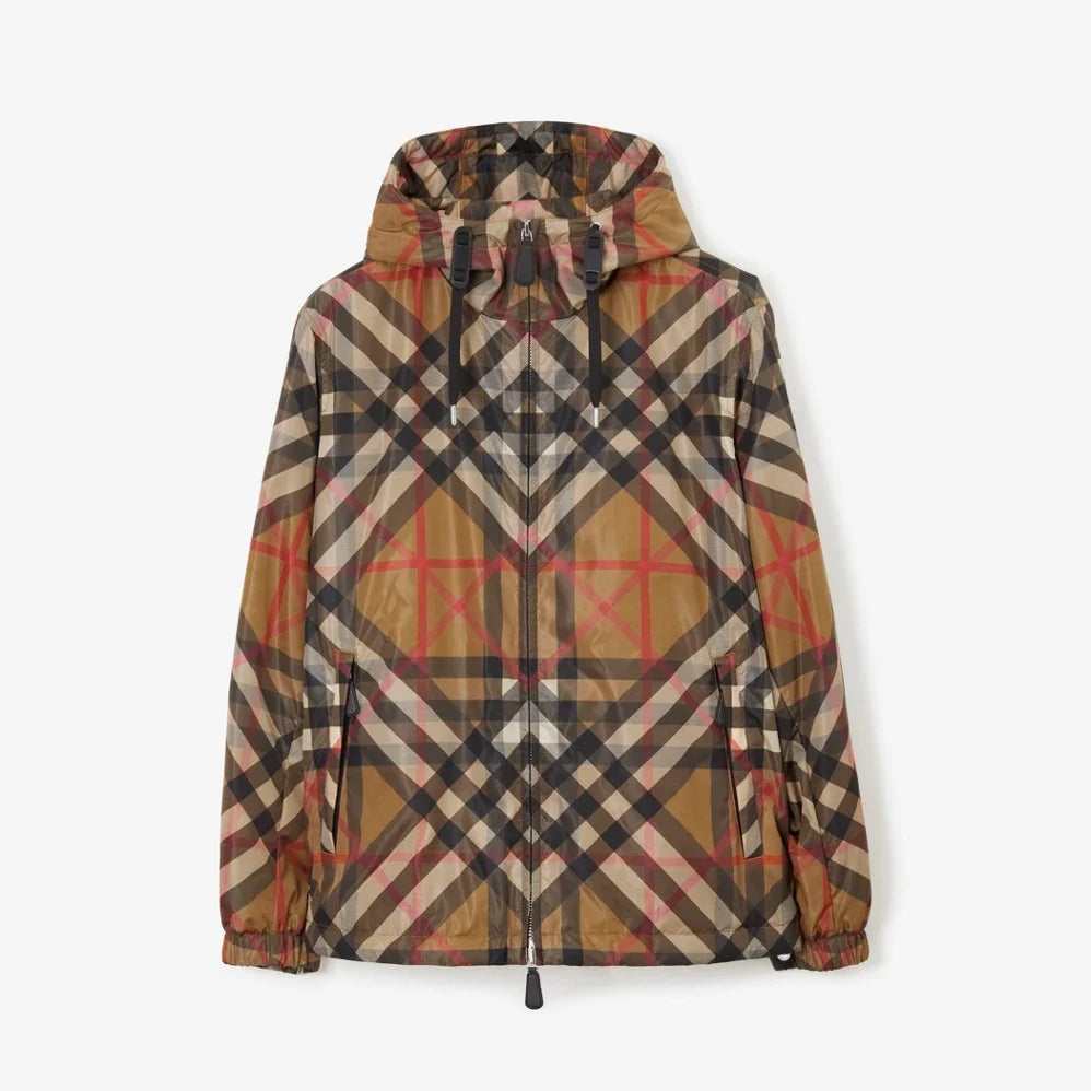 BBRY Check Jacket in beige