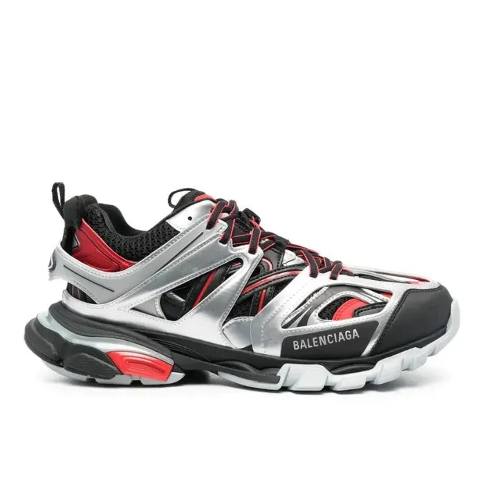 B@lenciga Track Shoes in black with grey/red details