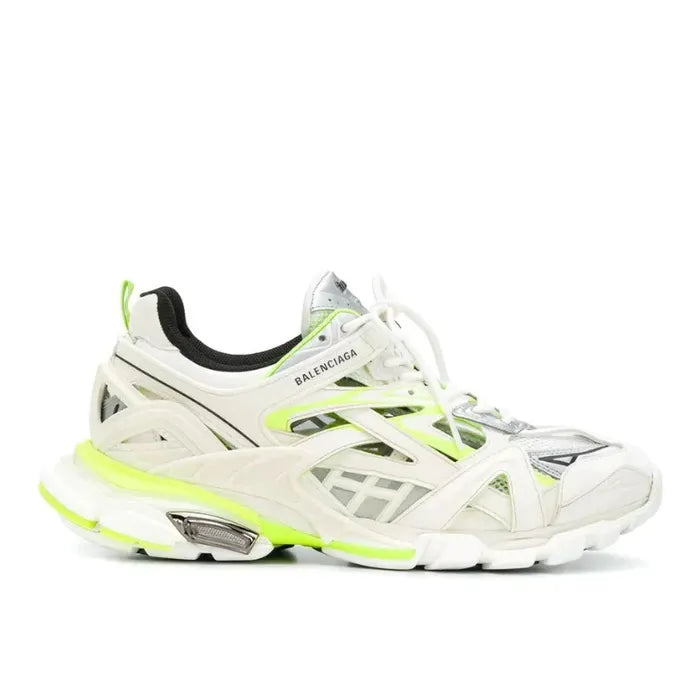B@lenciga Track Shoes in grey with neon details