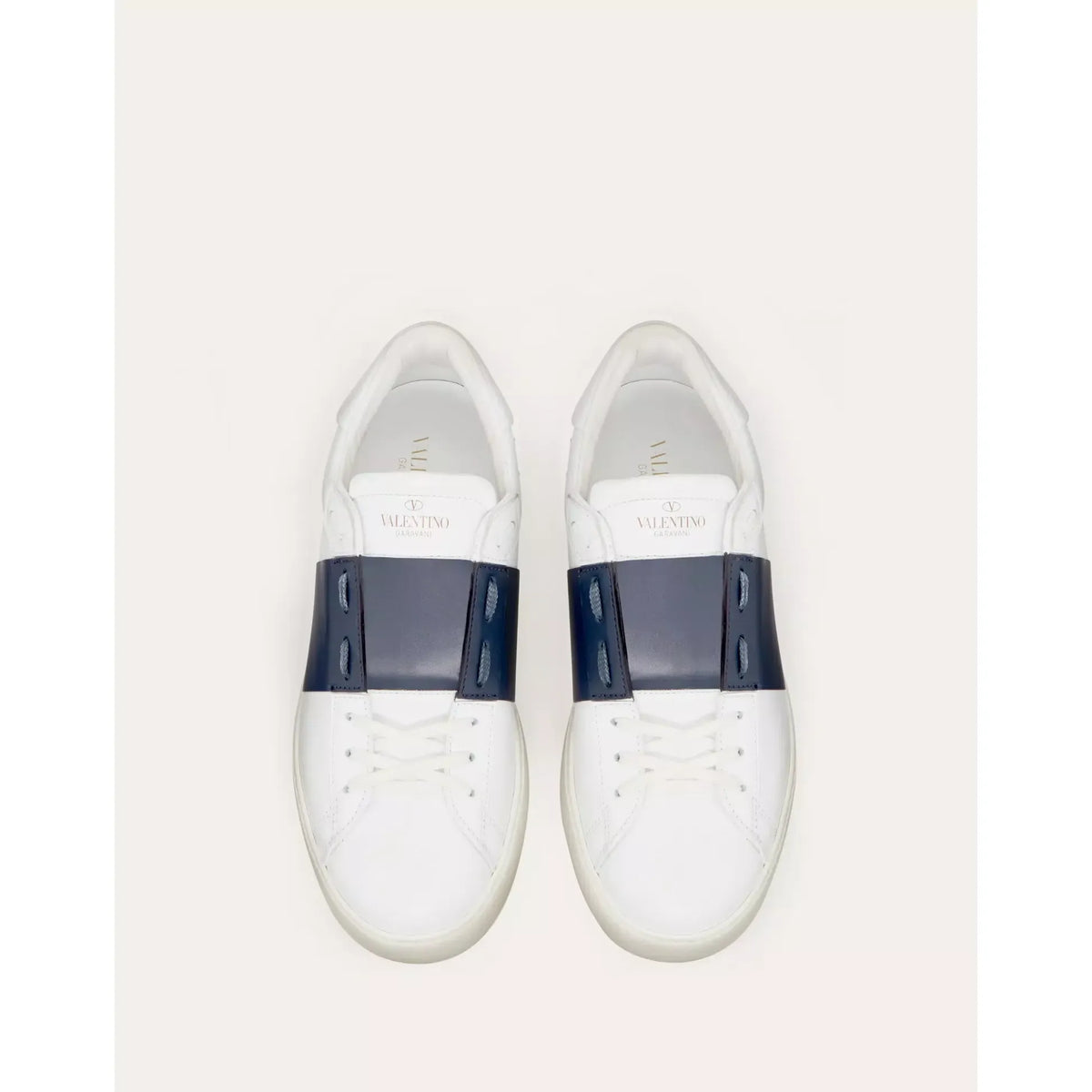 Valetino low-top Open sneakers in Navy