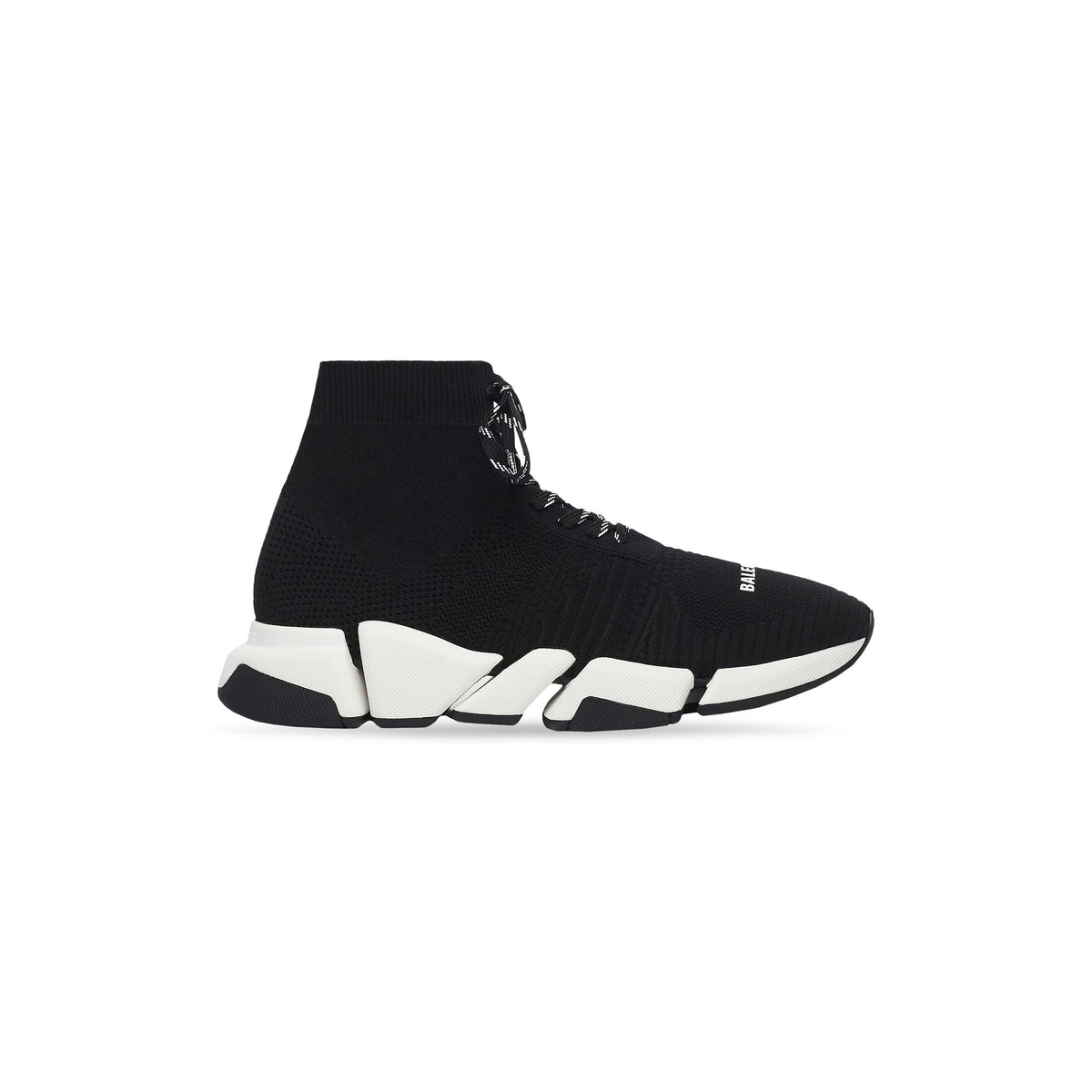 B@lenciga Speed Shoes in Black and white details