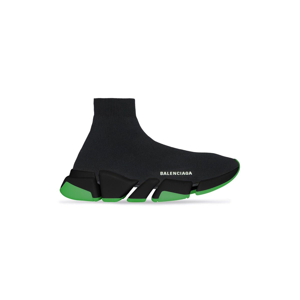 B@lenciga Speed Shoes in black with green