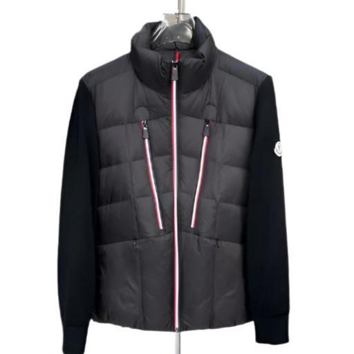 Monclr Cardigan Black Puffer