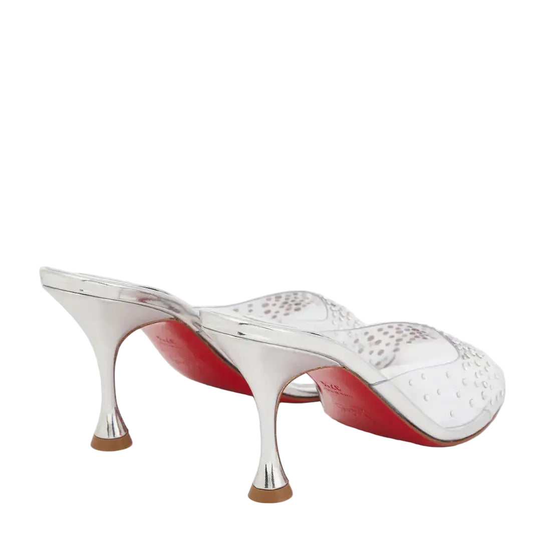Christian Loobs Heels Degramule 85 embellished mules