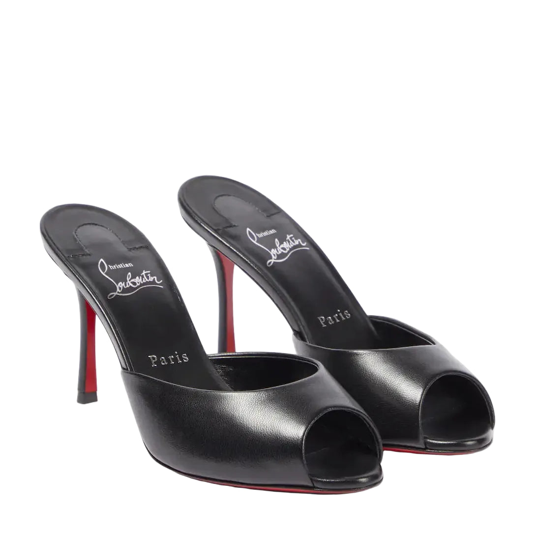 Christian Loobs Heels Me Dolly patent leather mules