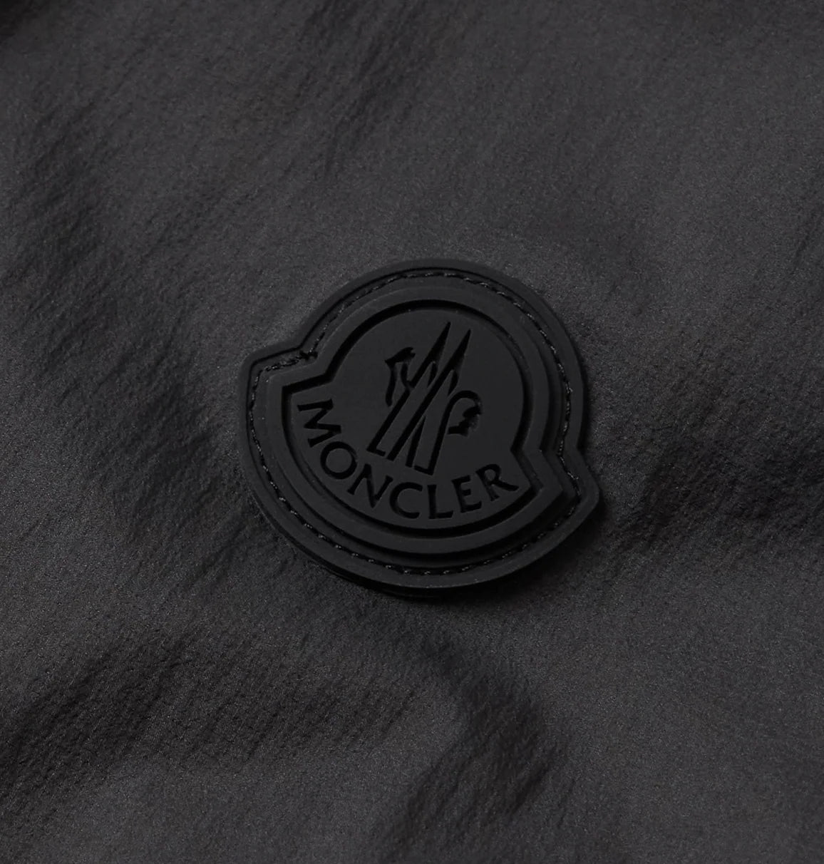 Monclr Ichiro Nylon Windbreaker Black logo